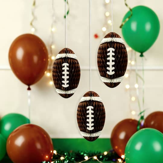 Honeycomb Football Décor, 3ct. by Celebrate It™
